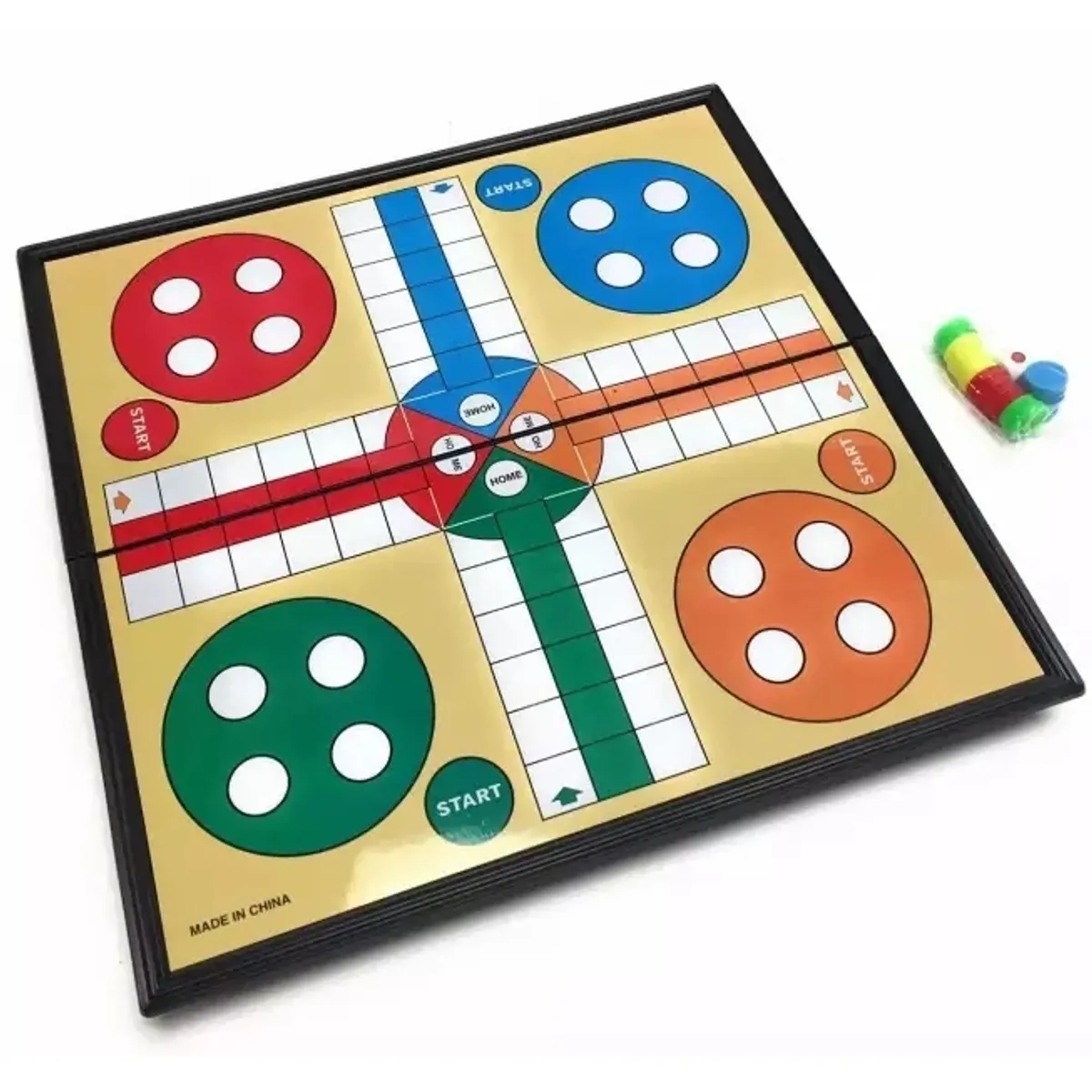 GENERICO - Juego Ludo Clásico Magnético Plegable