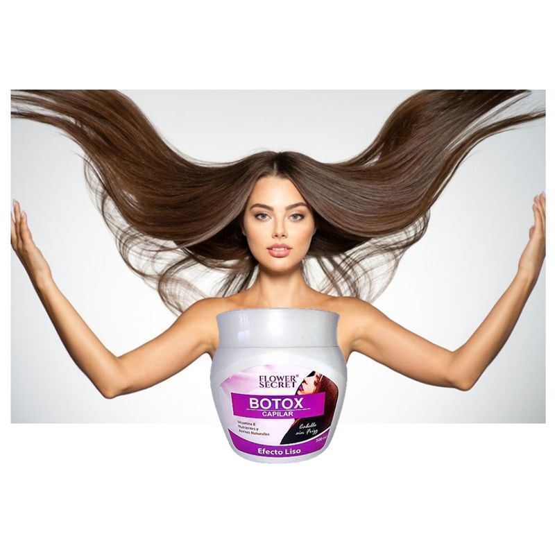 FLOWER SECRET - Crema Capilar Botox Efecto Liso 500ML