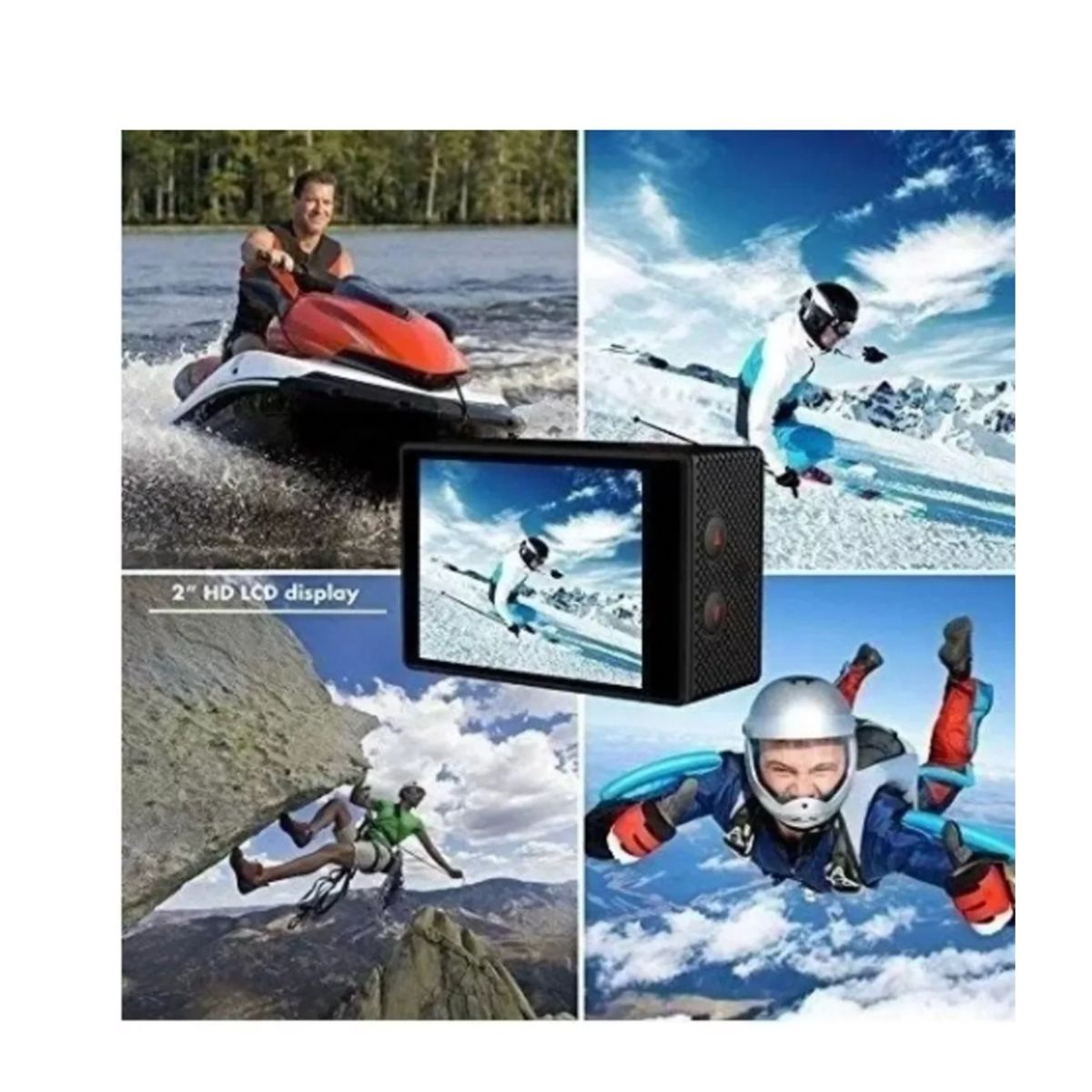 GENERICO - Cámara HD 1080 Para Deportes Extremos  Accesorios