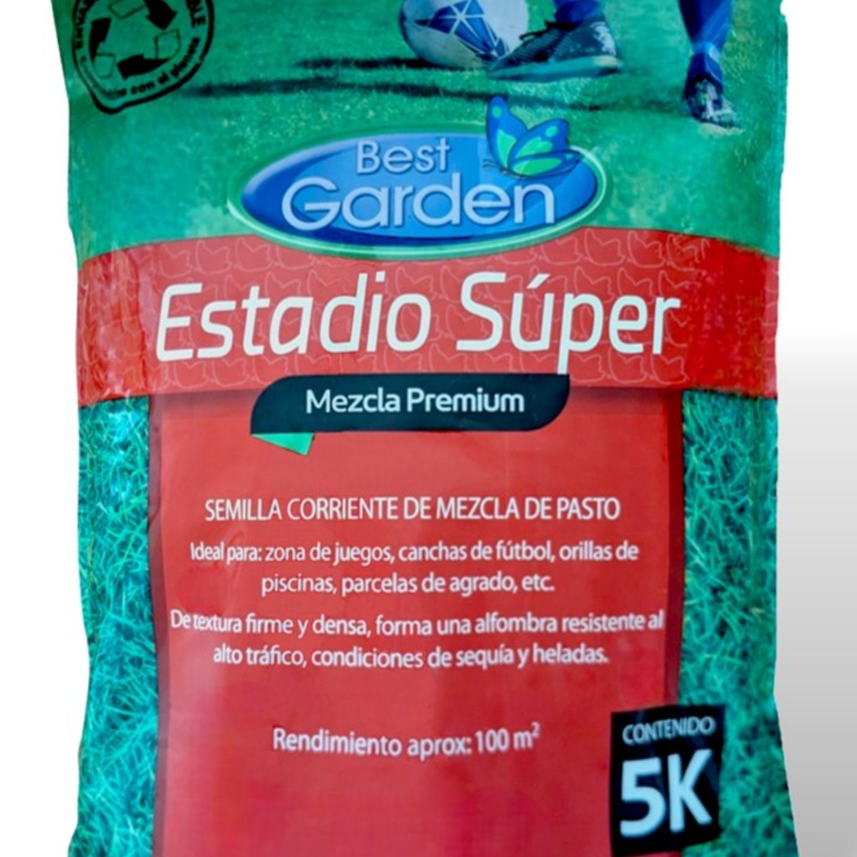 BEST GARDEN - Semilla De Césped Estadio Best Garden 5 Kgs