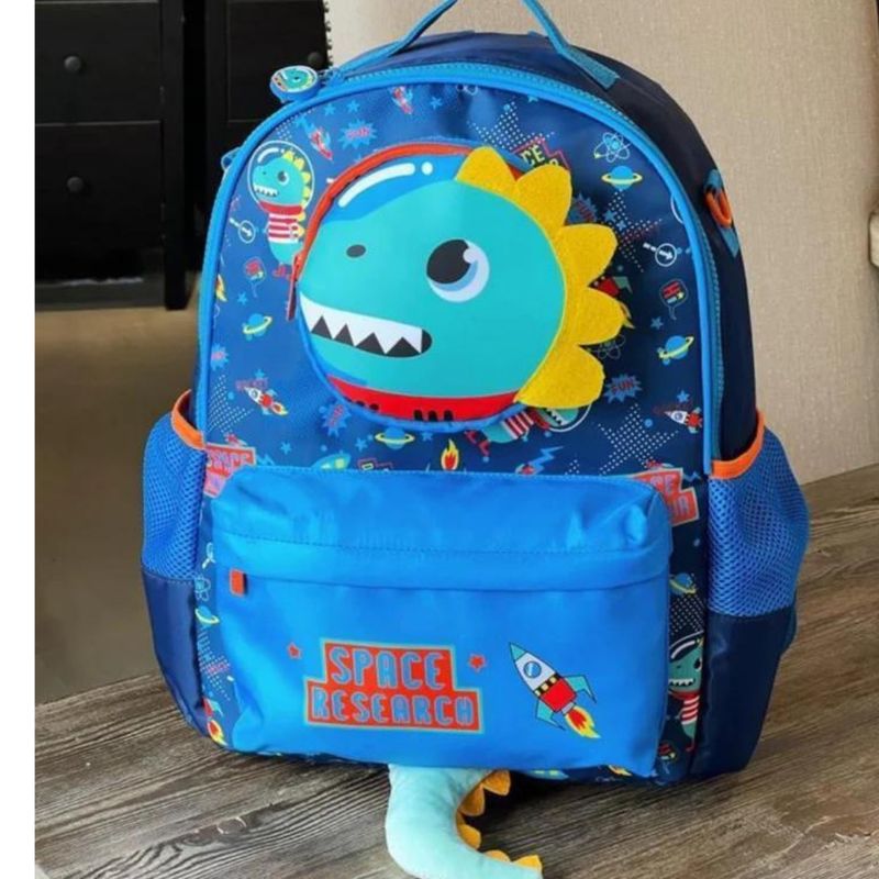 GENERICO - Mochila Escolar Juvenil Dinosaurios Kawaii Space Research.