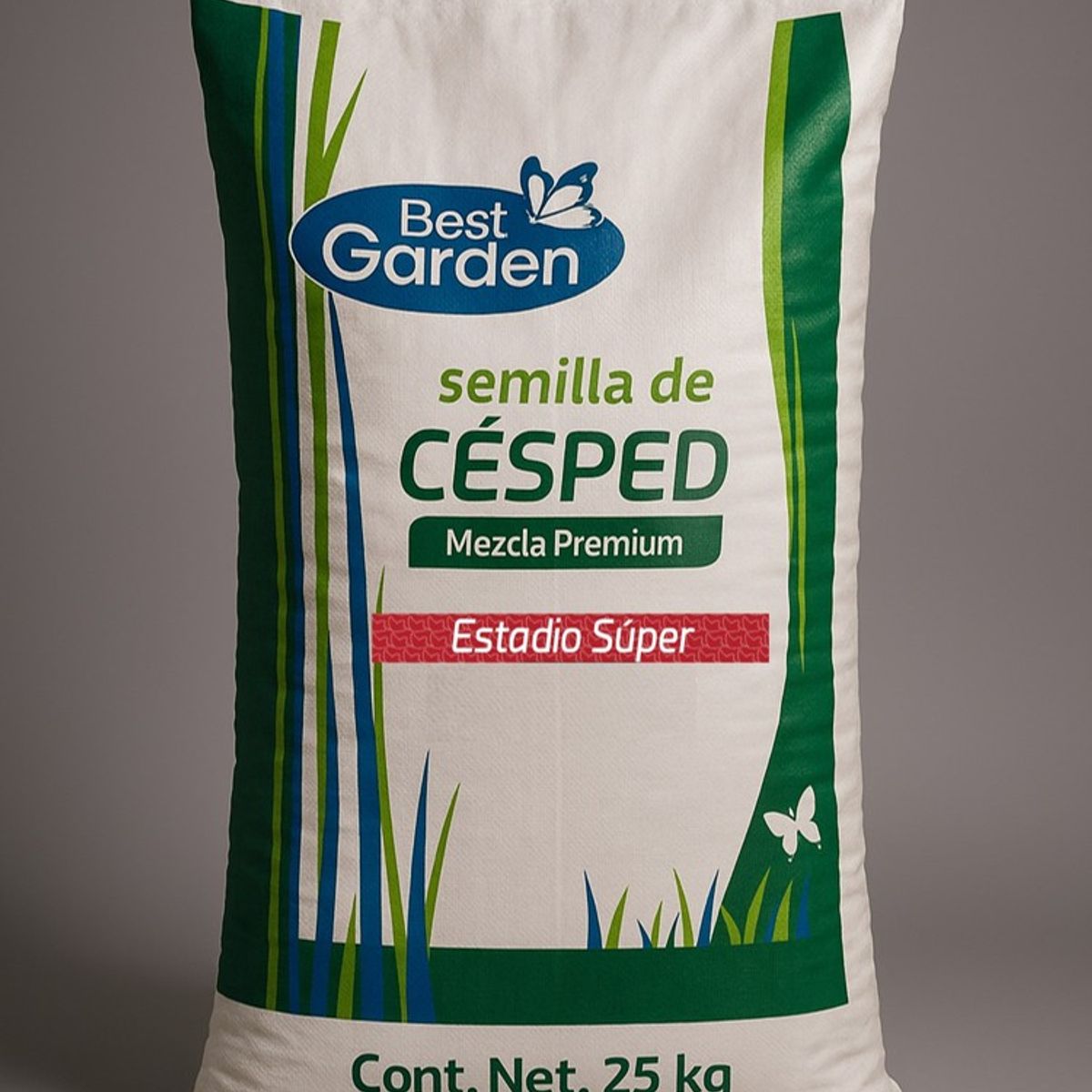 BEST GARDEN - Semilla Césped Estadio 25kgs Best Garden