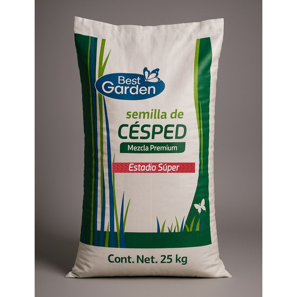 BEST GARDEN - Semilla Césped Estadio 25kgs Best Garden