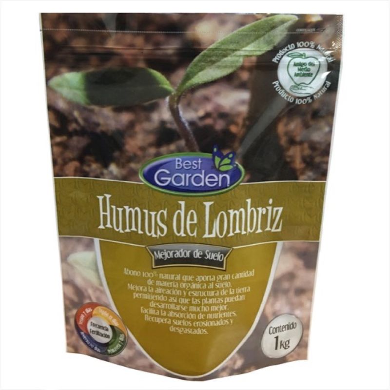 BEST GARDEN - Humus De Lombriz Best Garden 1Kg