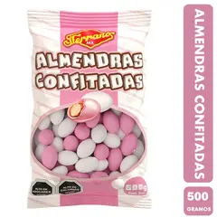 GENERICO - Almendras Confitadas - Rosadas Y Blancas Bolsa De 500Gr