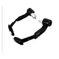 GENERICO - Protector para manillar de motos negro