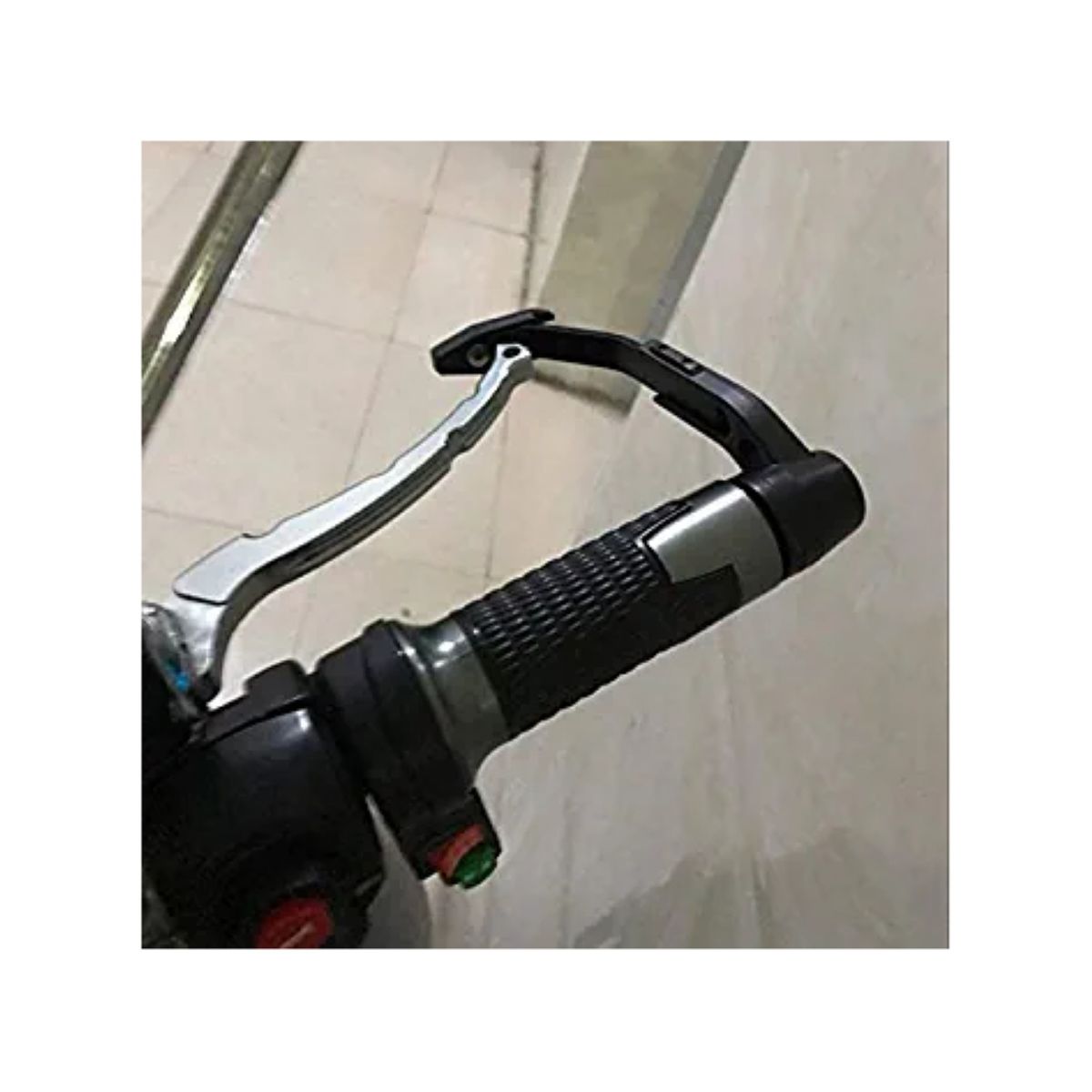 GENERICO - Protector para manillar de motos negro