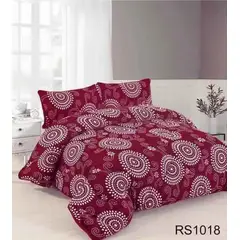 GENERICO - Plumon Sherpa Cobertor de invierno Plush y Chiporro 2 Plazas Burdeo