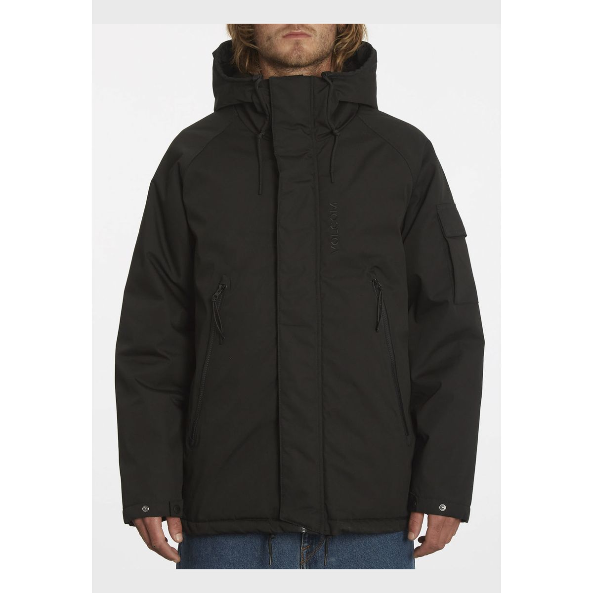 VOLCOM - Casaca Stoke Stone Jacket Hombre Negro Volcom