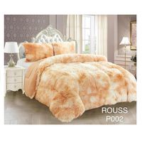 Cobertor de invierno Peludo con Chiporro 2 Plazas Crema Jaspeado