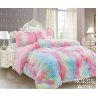 Cobertor de invierno Peludo con Chiporro 2 Plazas - Arcoiris RS1