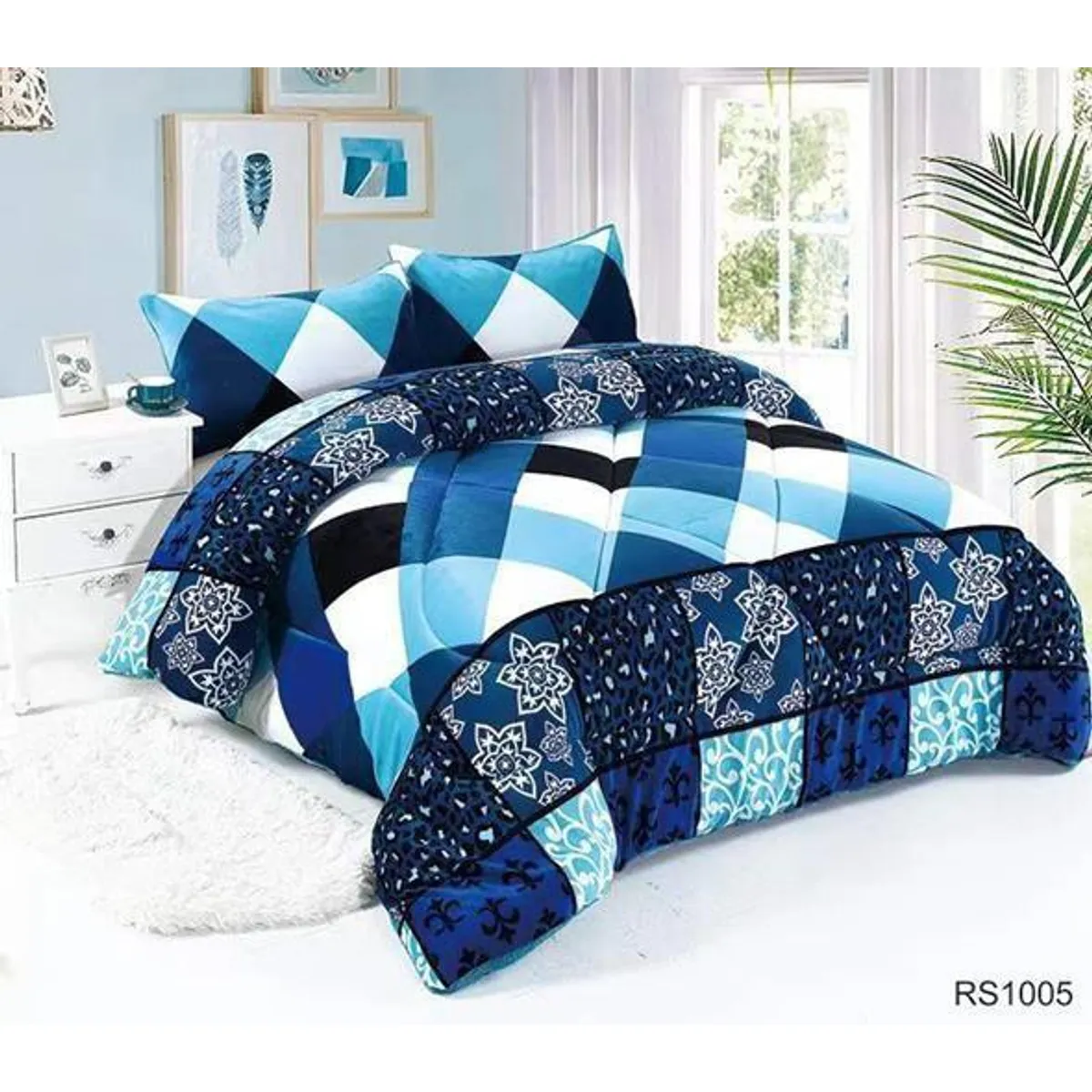 GENERICO - Cobertor de invierno Plush con Chiporro 2 Plazas - RS1005