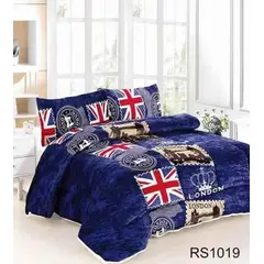 GENERICO - Cobertor de invierno Plush con Chiporro 2 Plazas - inglaterra