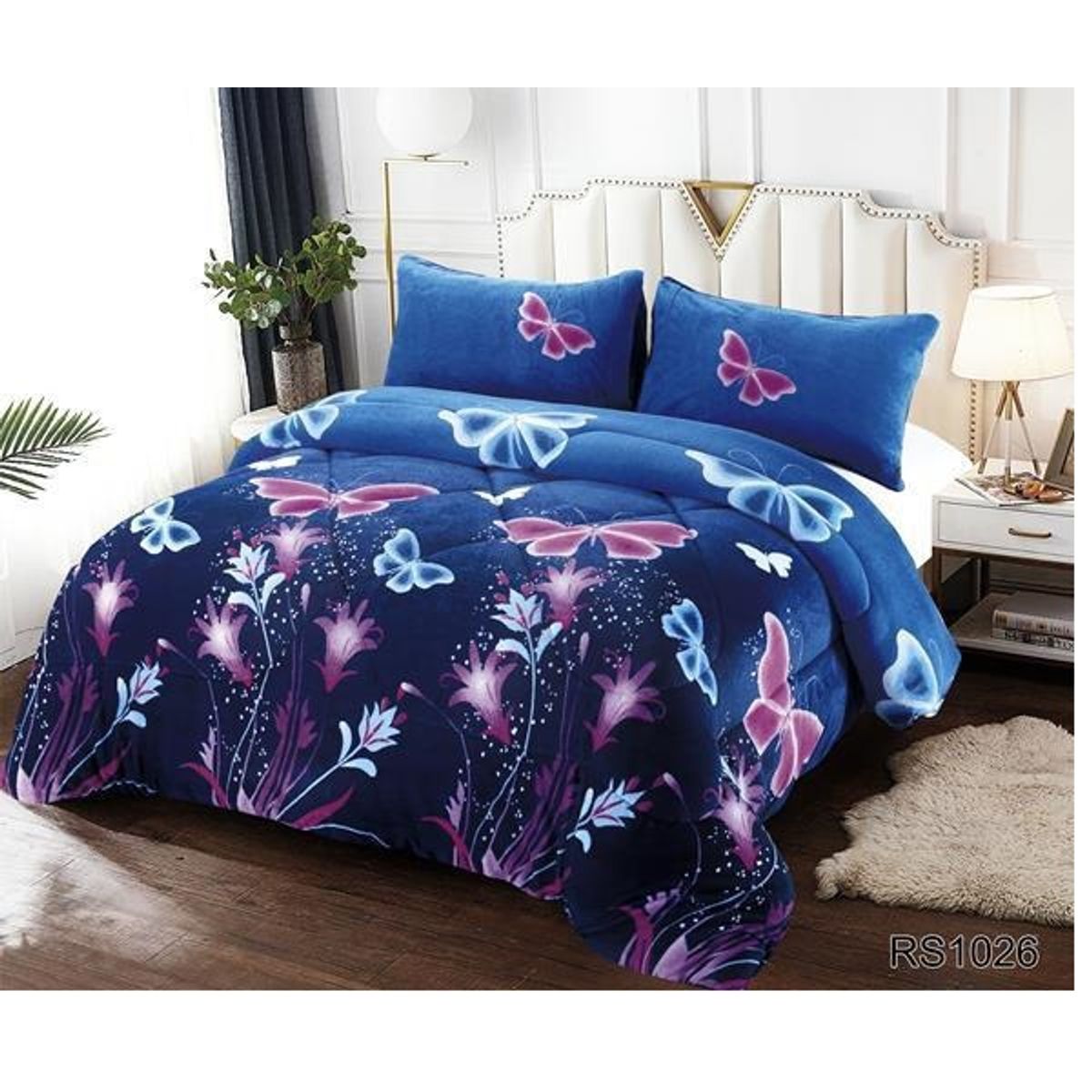 GENERICO - Cobertor de invierno Plush con Chiporro 2 Plazas - RS1026