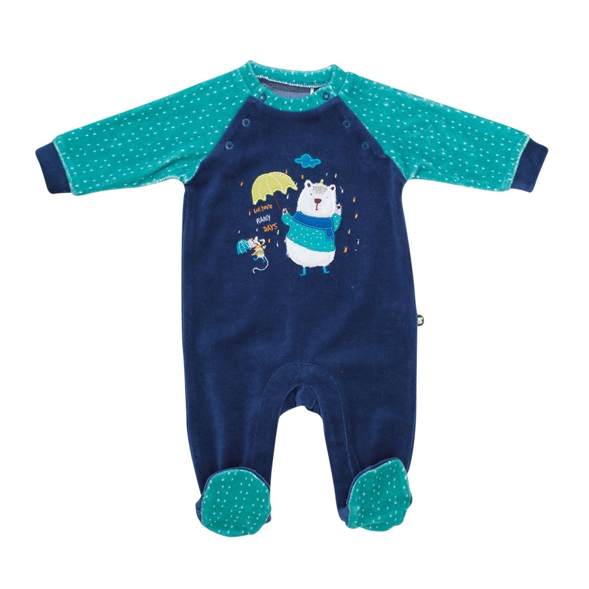 PILLIN - Osito Plush Bebé Niño Azul Marino Pillin PILLIN