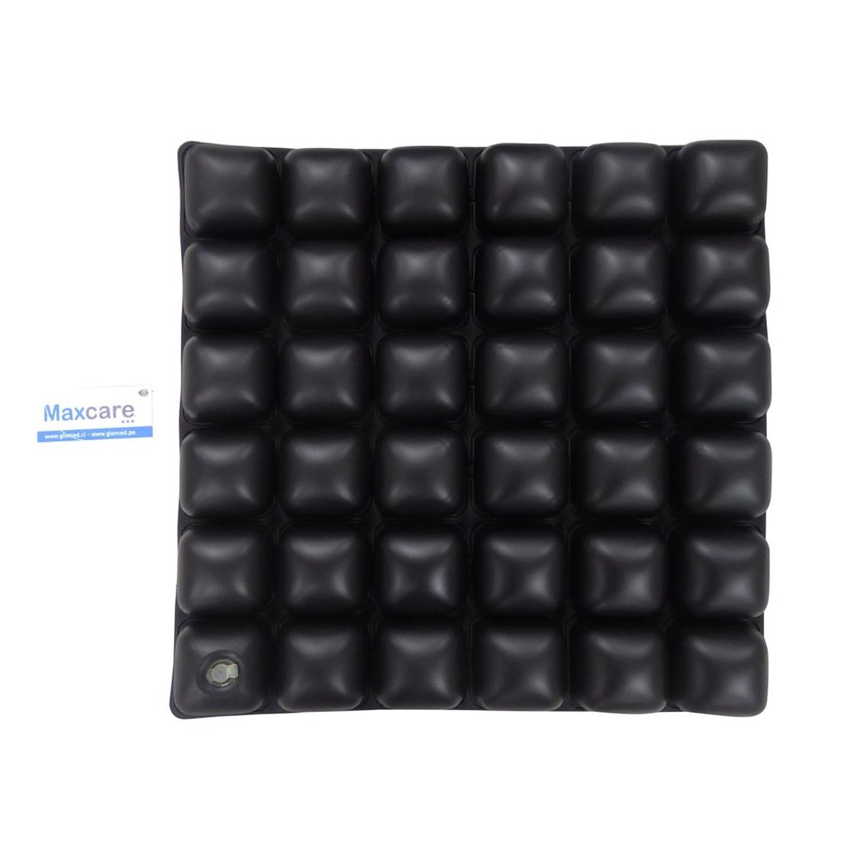 MAXCARE - Cojín Antiescaras Flotación Seca Inflable 42x42x5cm MAXCARE