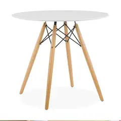 GENERICO - Comedor Eames Clasico Circular BLANCO T9-80