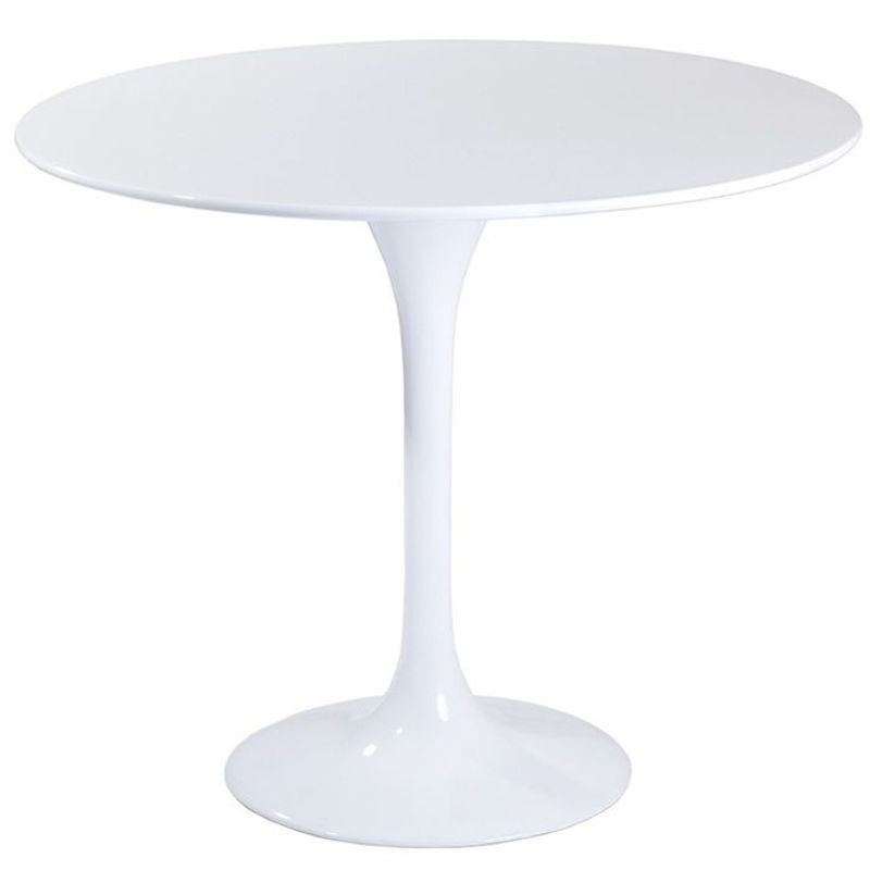 GENERICO - Comedor Eames Tulip Vintage Circular BLANCO 80cm - T14-80
