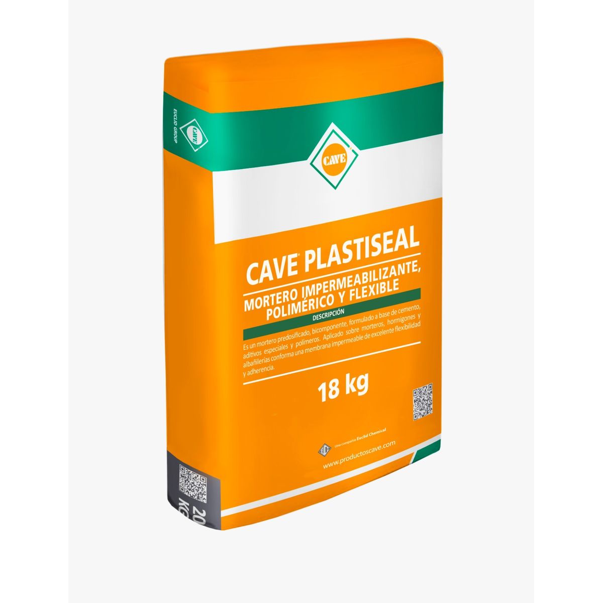 CAVE - Cave Plastiseal Gris - Impermeabilizante bicomponente, saco 20 Kg