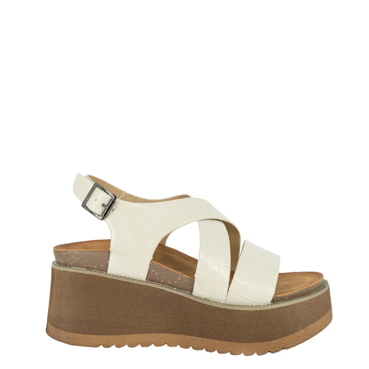 ALQUIMIA - Sandalia Mujer Blanco Koussi Alquimia