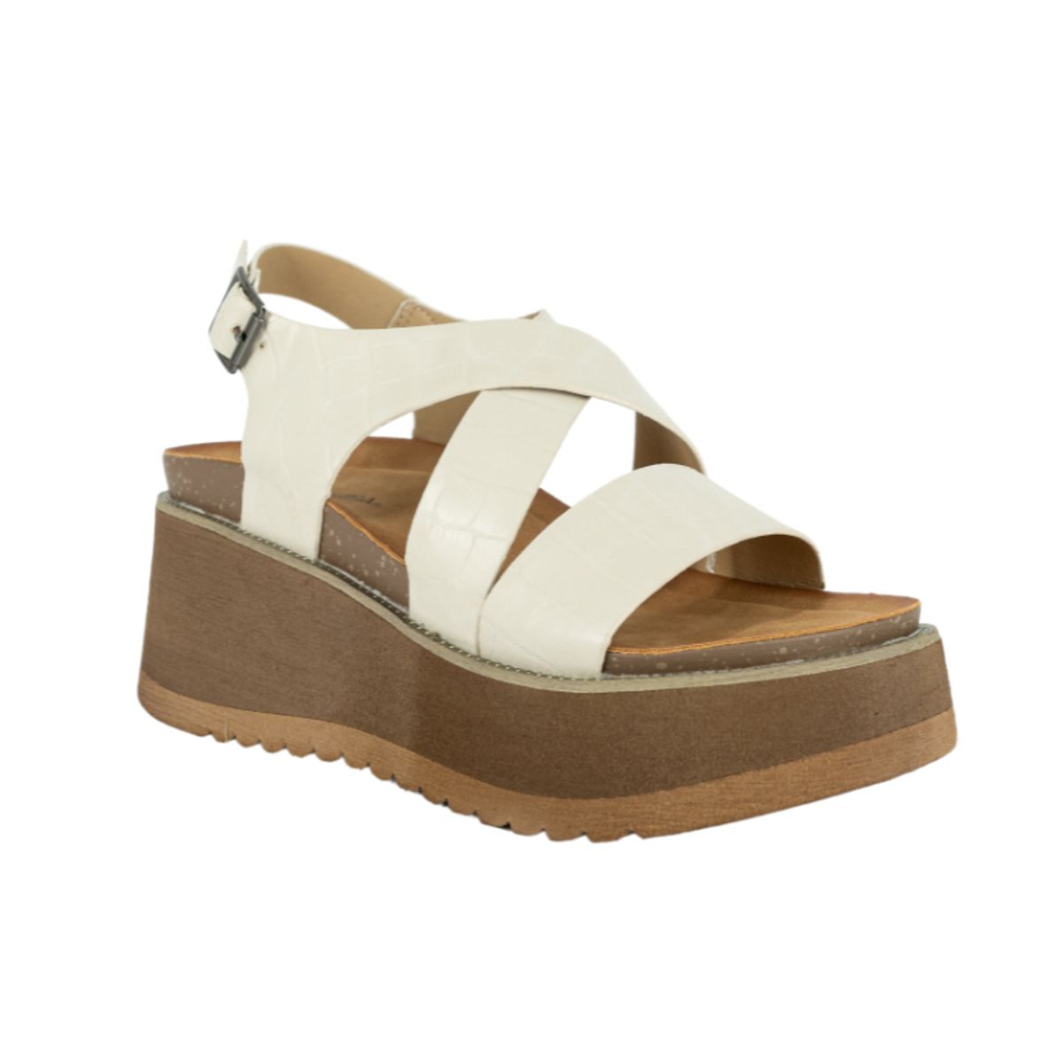 ALQUIMIA - Sandalia Mujer Blanco Koussi Alquimia