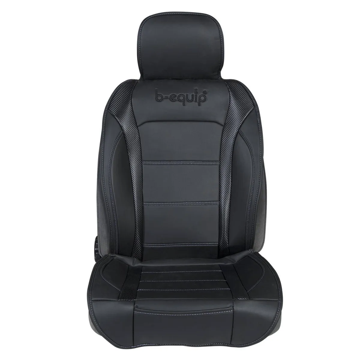 GENERICO - Funda Cubreasiento Auto B-equip Individual Negro Universal