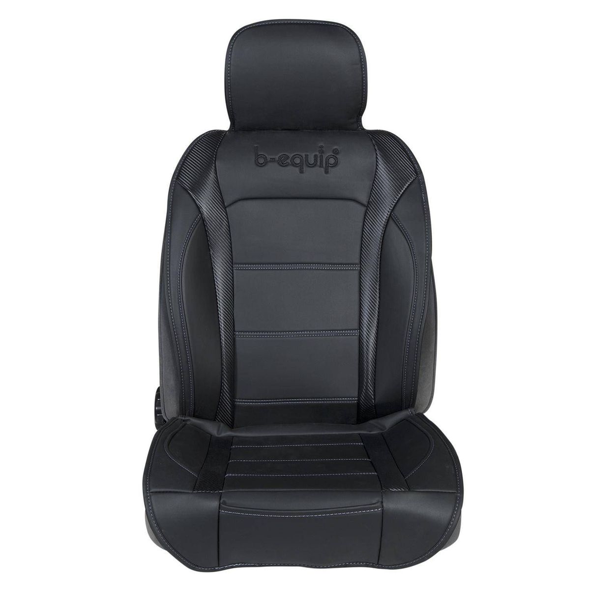 GENERICO - Funda Cubreasiento Auto B-equip Individual Negro Universal