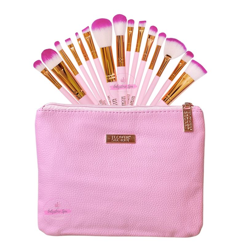 GENERICO - Set De 15 Brochas De Maquillaje Más Estuche