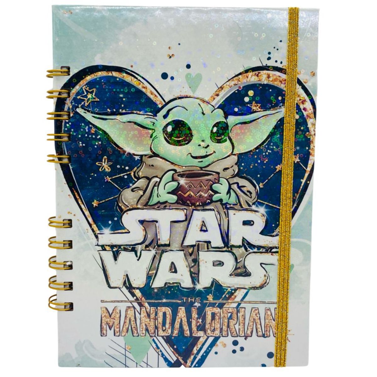 GENERICO - Cuaderno A5 70 Hojas de Puntos Star Wars Mandalorian