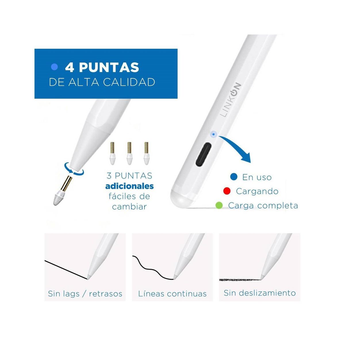 STYLUS - Lapiz Pencil Tactil Stylus para Apple Ipad