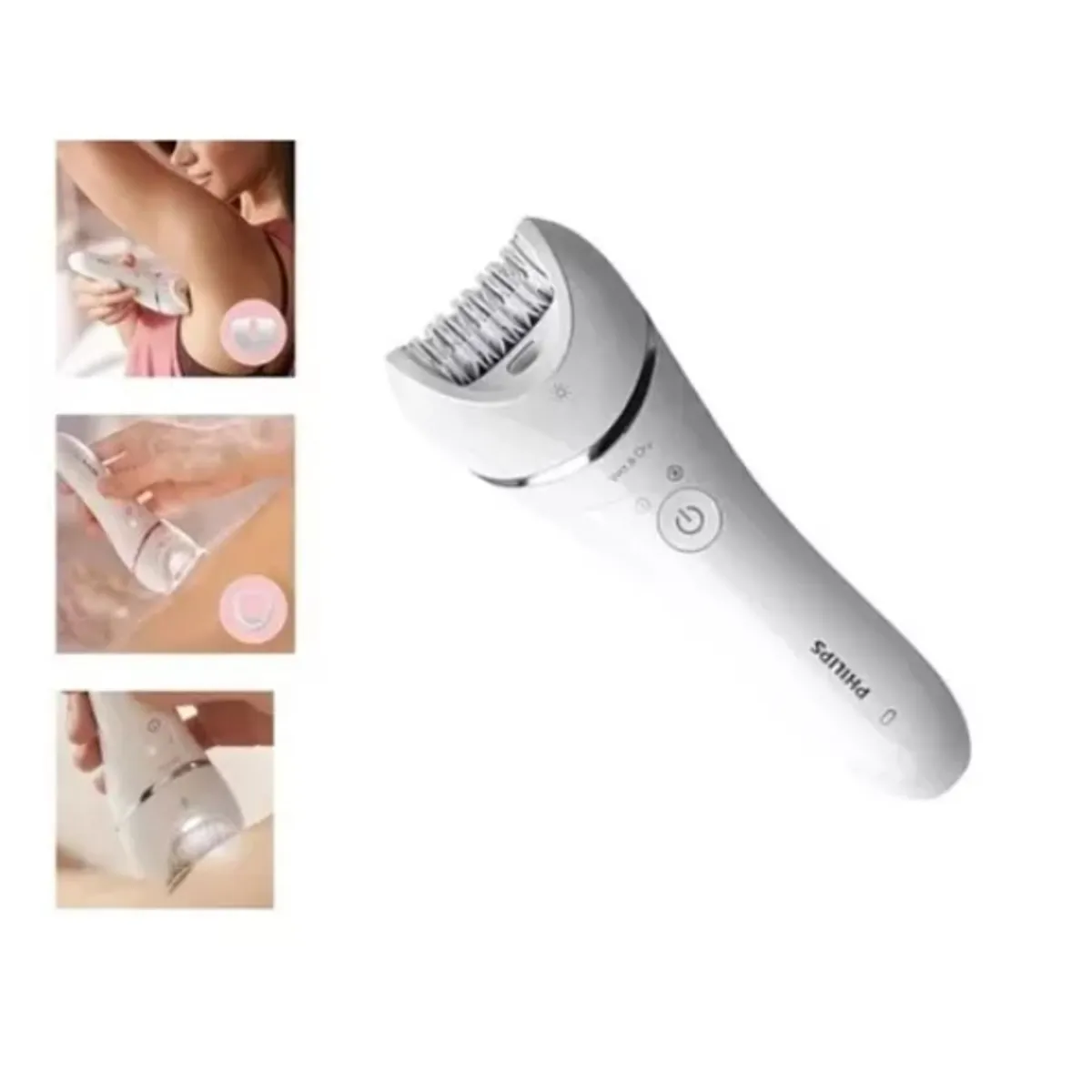 PHILIPS - Depiladora Philips Epilator Serie 8000 Bre710/00 Ceramica