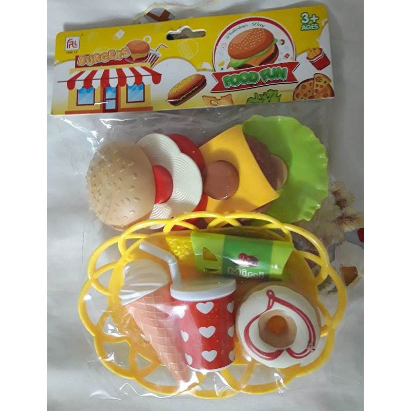 GENERICO - Set juguete de comida para niños