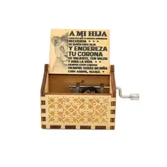 GENERICO - Caja musical A MI HIJA Melodía your are my sunshine