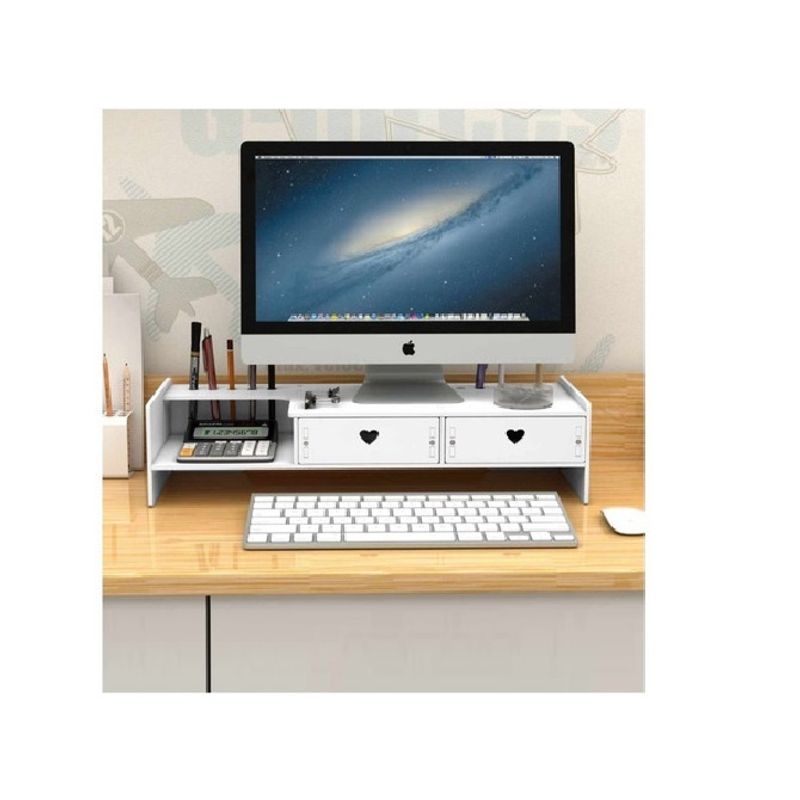 GENERICO - Elevador De Monitor Organizador Armable Madera Oficina