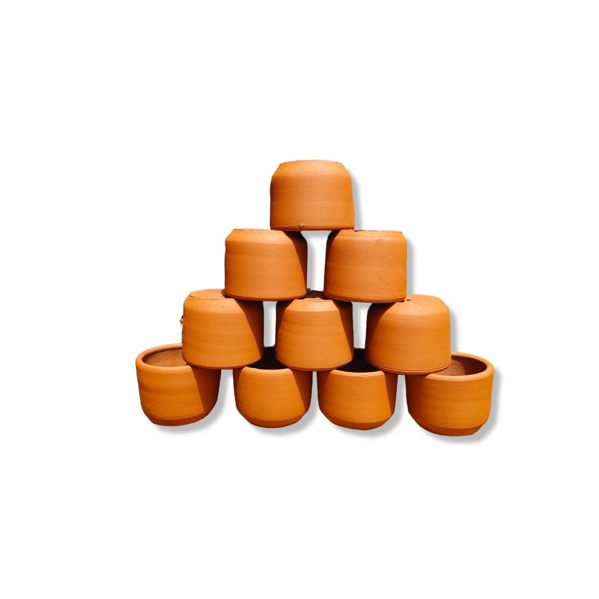 GENERICO - Macetas De Greda 10x10cm "Pack 10 Unidades". Pomaire Online