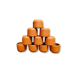 GENERICO - Macetas De Greda 10x10cm "Pack 10 Unidades". Pomaire Online