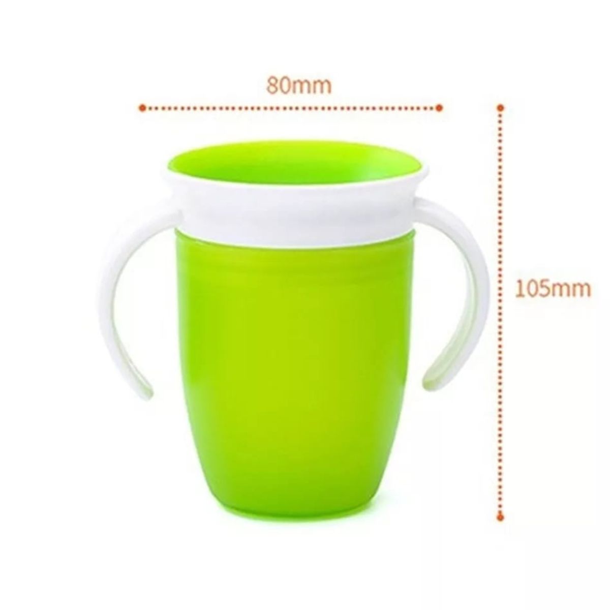 IRM - VASO ANTIDERRAME 360 CON ASAS 270ML VERDE