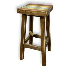 TAIKKEE - TABURETE RUSTICO 60X30X30
