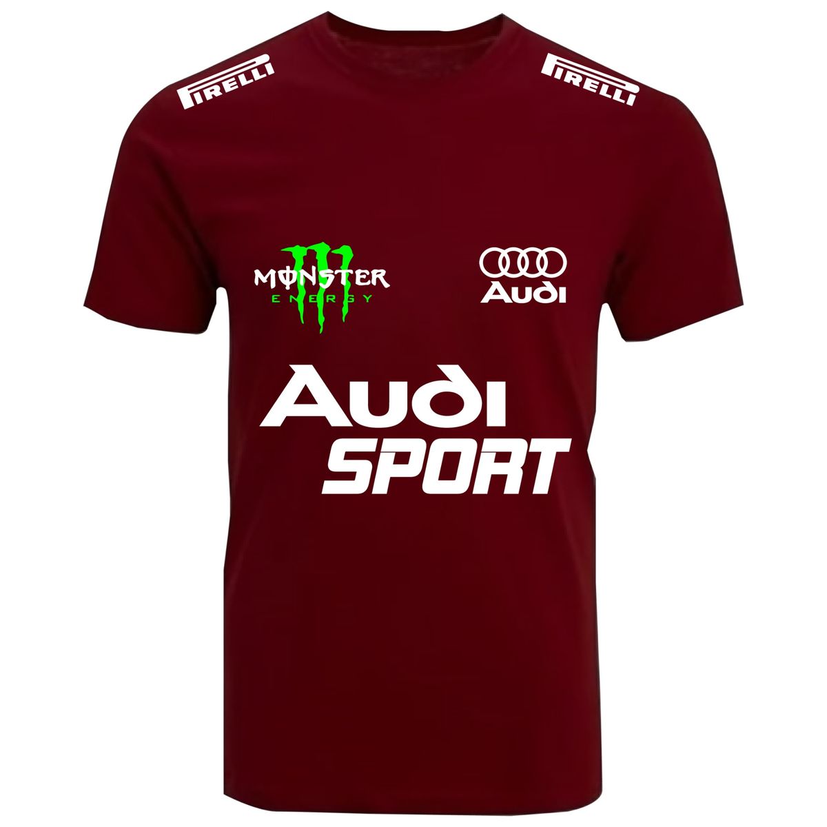 GENERICO - Polera Manga Corta Audi Monster Energy