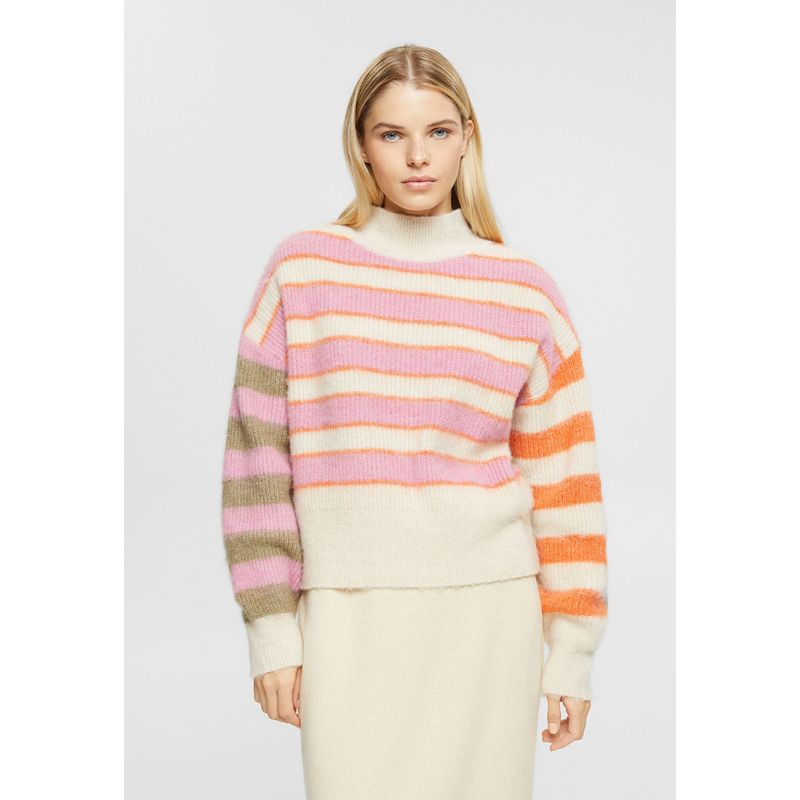 ESPRIT - Sweater A Rayas En Mezcla De Lana Mujer Esprit ESPRIT