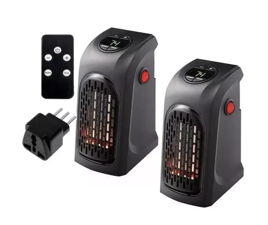 GENERICO 2 xCalefactor Termoventilador Calefaccion 400w 2 Unidades
