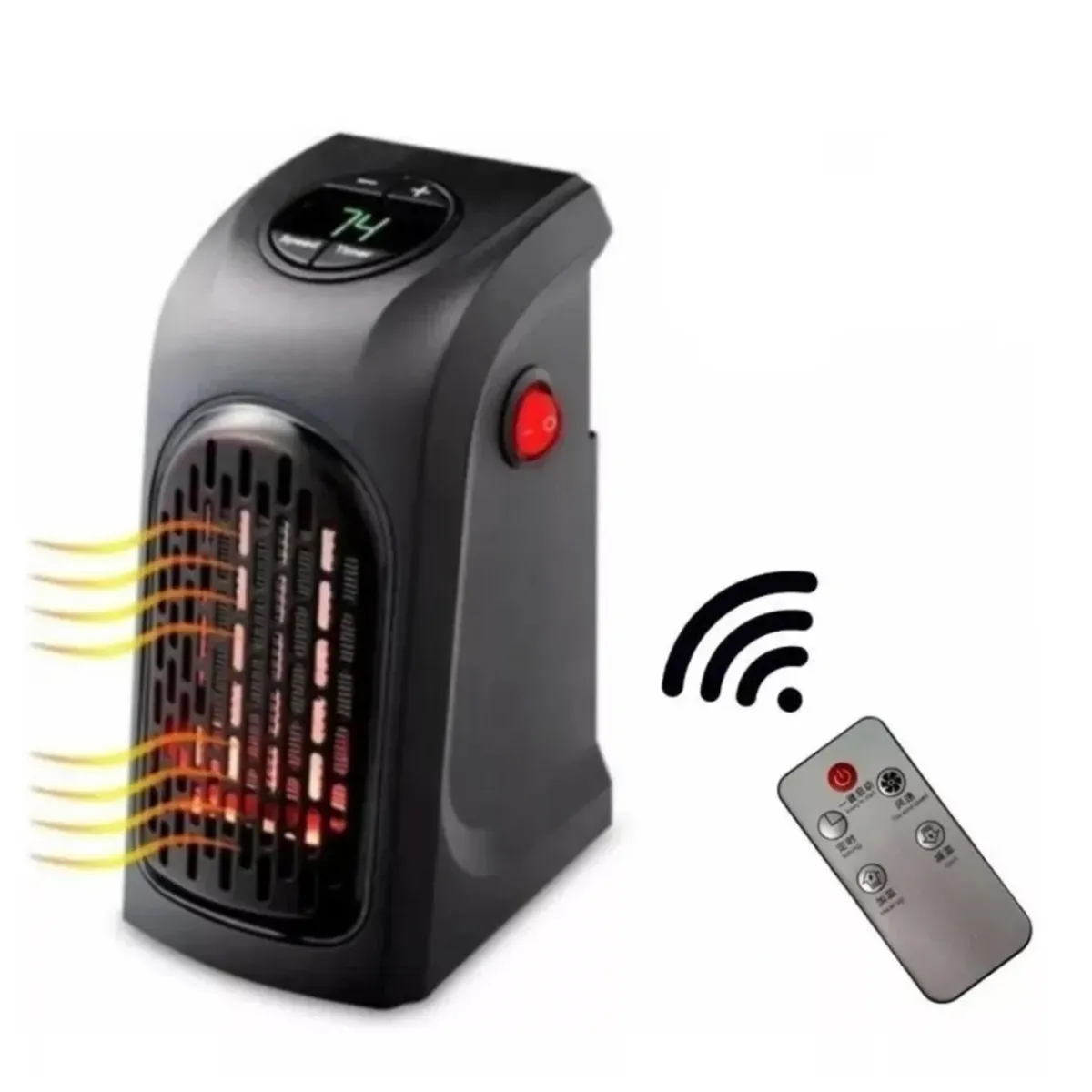 GENERICO - 2 xCalefactor Termoventilador Calefaccion 400w 2 Unidades