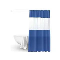 GENERICO - Cortina Ducha Baño 180x200 Decoración Azul