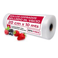 Rollo Bolsa Sellado al Vacio 20 cm X 10 mt