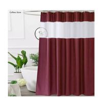 Cortina Ducha Baño 180x200 Decoración Burdeo