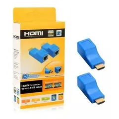 GENERICO - Adaptador Extensor Hdmi 30m Sobre Cat 5e6 Utp Red Rj45
