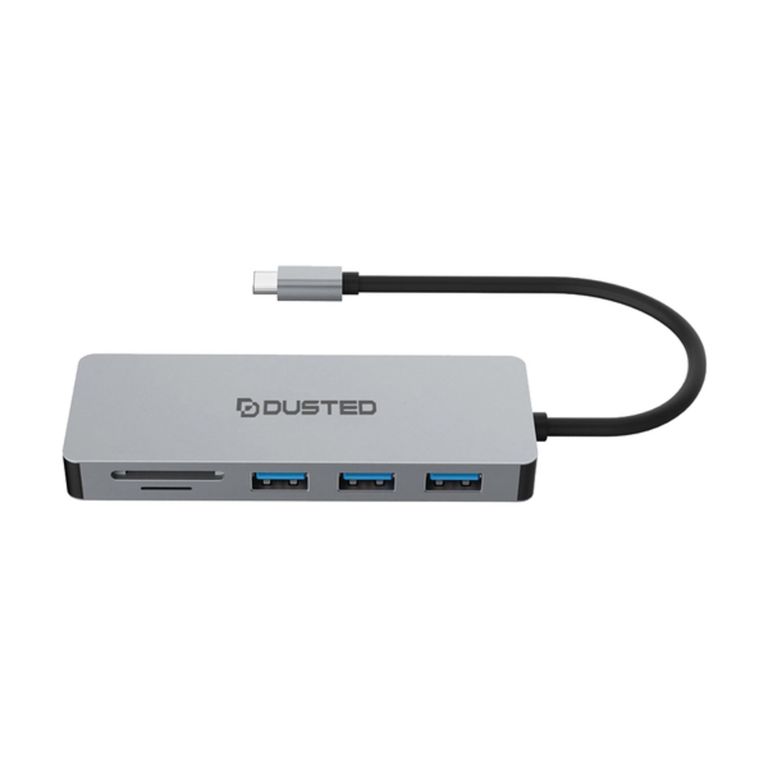 Hub Usb-c Multipuerto 7 En 1 Plateado