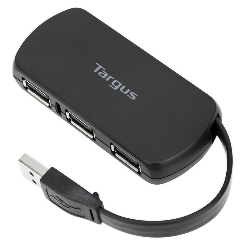 TARGUS - Adaptador De 4 Puertos Usb-a 2.0 Targus