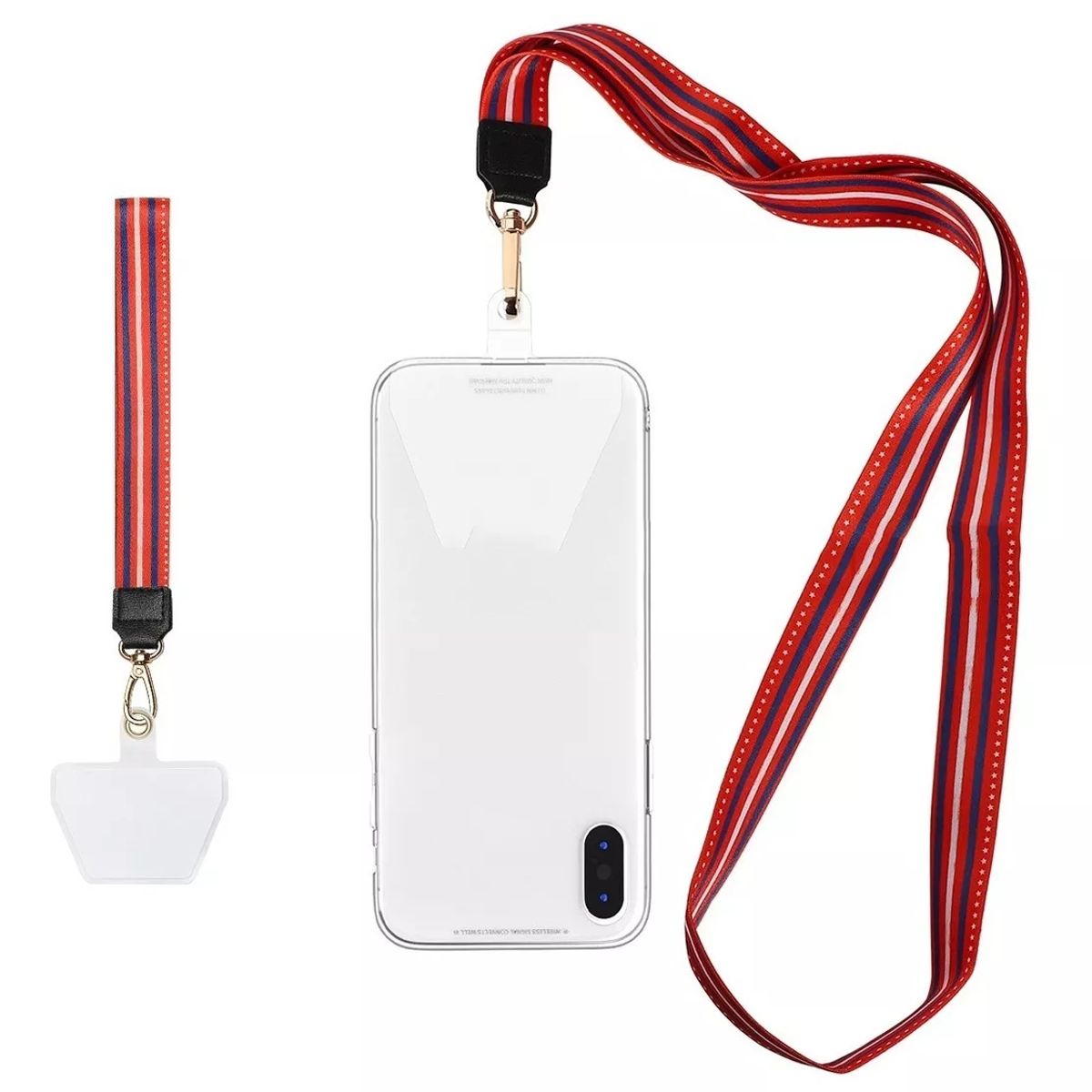 KUANGYE - Colgante Para Carcasa Celular Universal Diseño Correa X 2