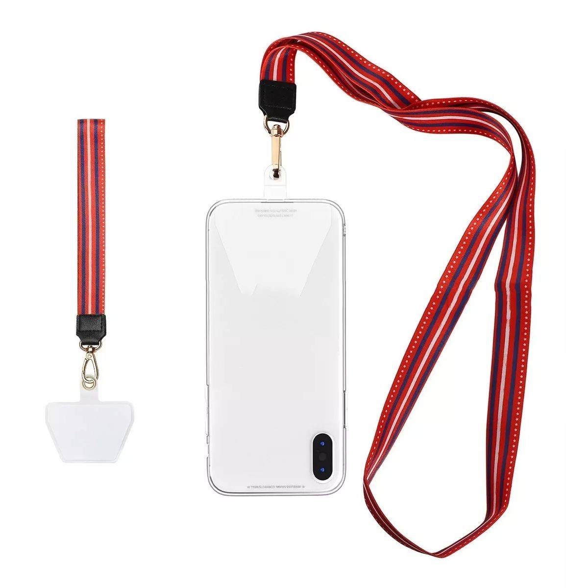 KUANGYE - Colgante Para Carcasa Celular Universal Diseño Correa X 2